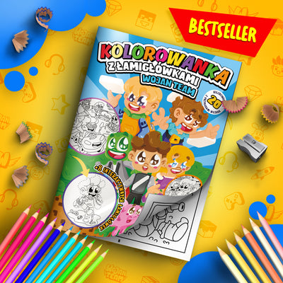 KOLOROWANKA Z ŁAMIGŁÓWKAMI WOJAN TEAM