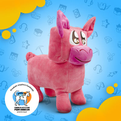 MASKOTKA *PREMIUM* ŚWINKA HALINKA - 28 CM