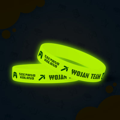 *MAXI* MAGICZNA OPASKA *ŚWIECĄCA* WOJAN TEAM - NIEBIESKA