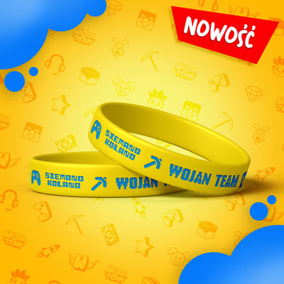 MAGICZNA OPASKA *ŚWIECĄCA* WOJAN TEAM - ŻÓŁTA