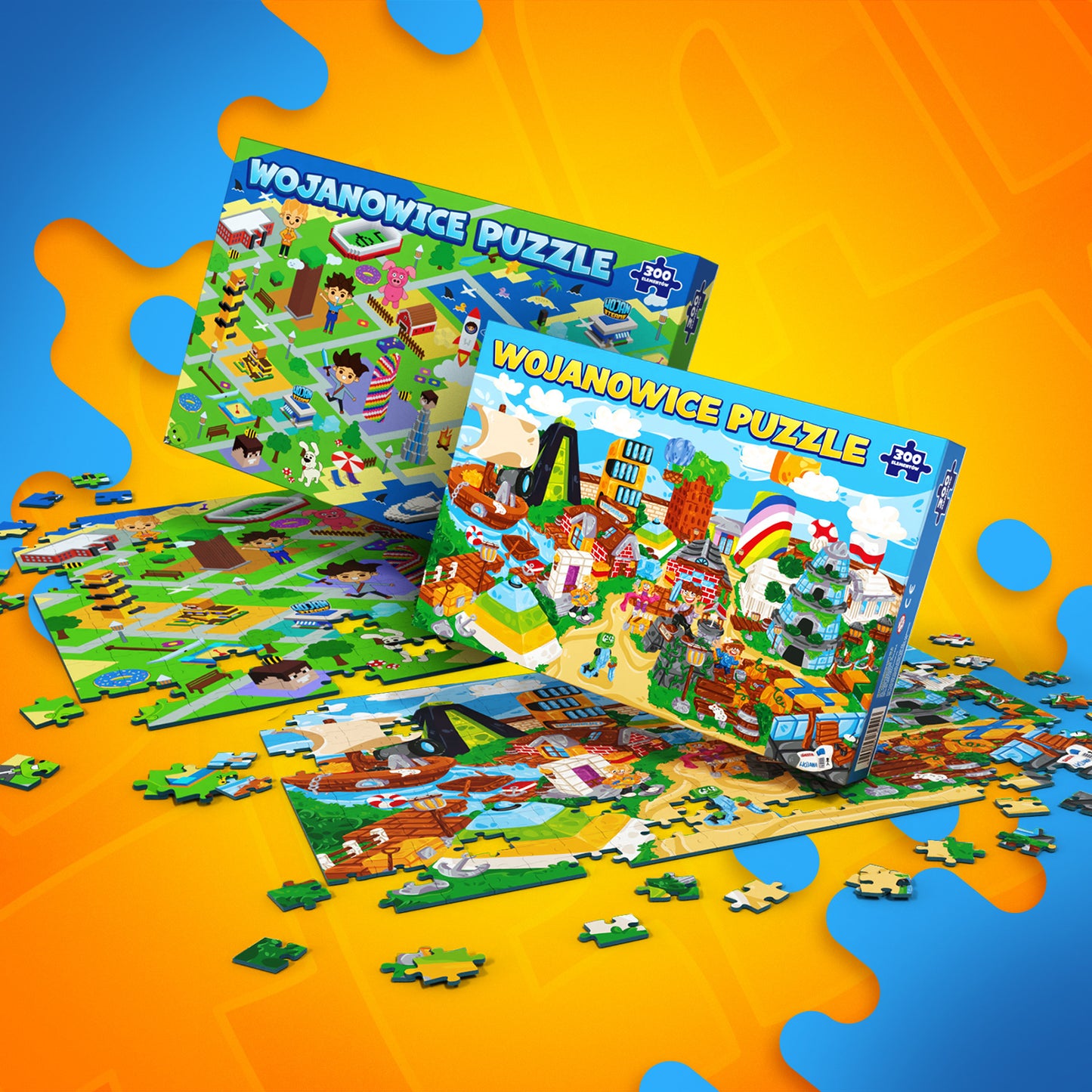 ZESTAW PUZZLI FANA WOJANA *PROMOCJA*