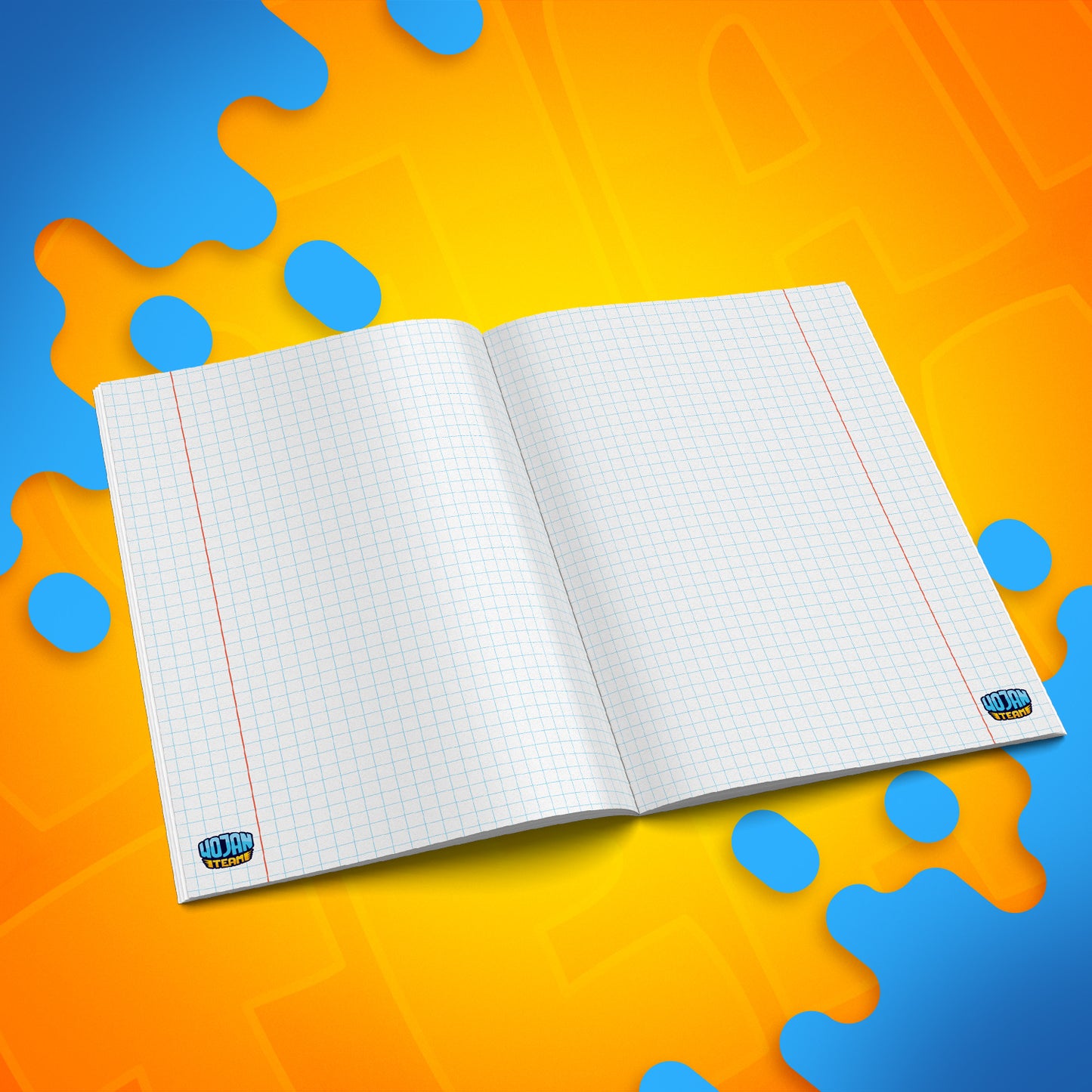 ZESZYT W KRATKĘ A5 - 32 KARTKI - KOSMICZNE WOJANOWICE - 2024