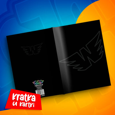 ZESZYT SZKOLNY W KRATKĘ A4 - 64 KARTKI - LOGO WOJAN TEAM - 2026