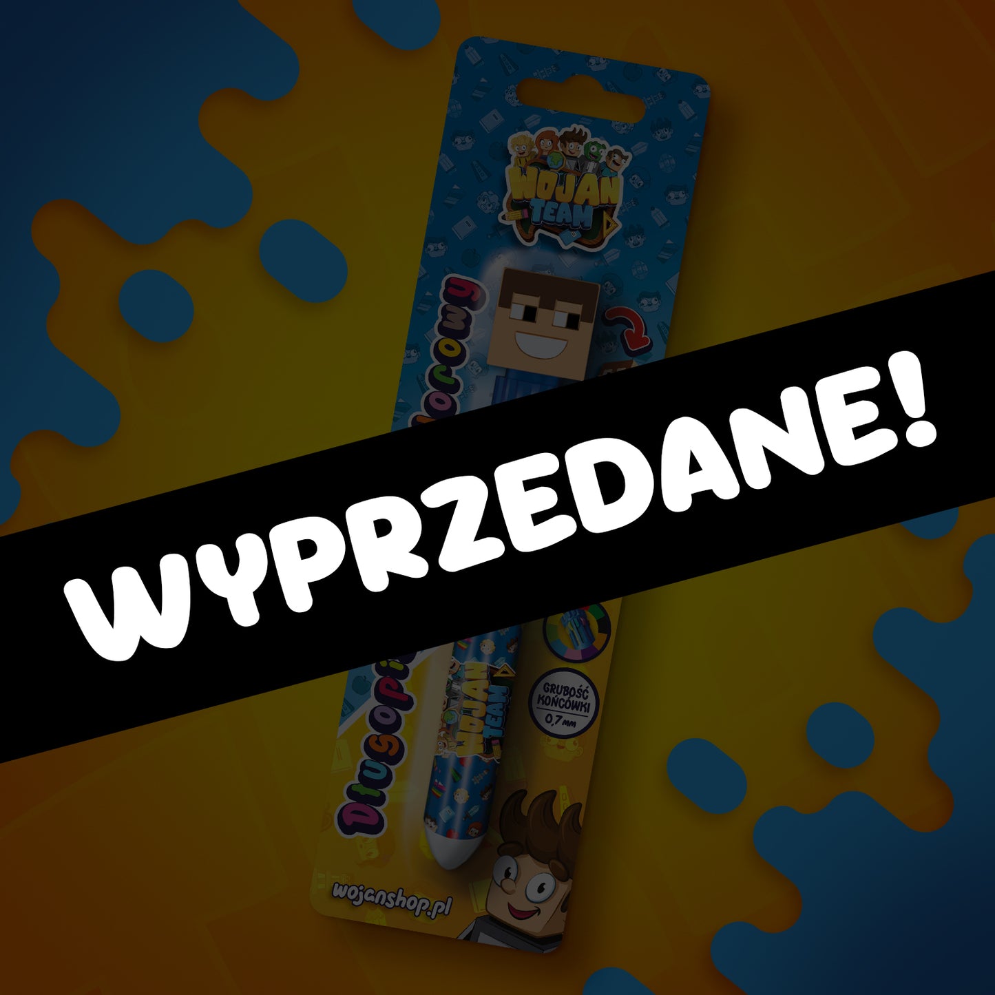 DŁUGOPIS WIELOKOLOROWY WOJAN TEAM 2025