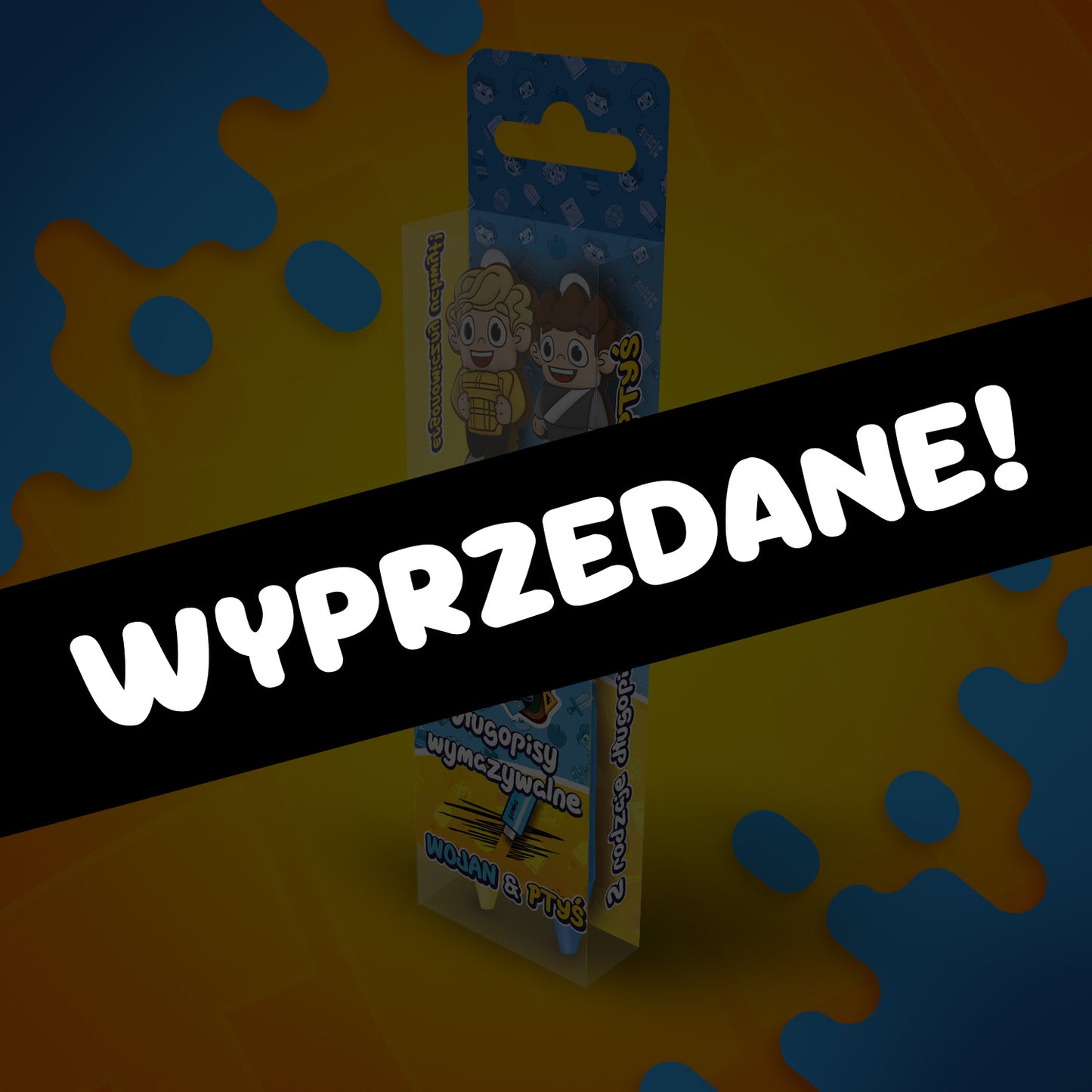 DŁUGOPISY WYMAZYWALNE WOJAN TEAM *2 SZTUKI* 2025