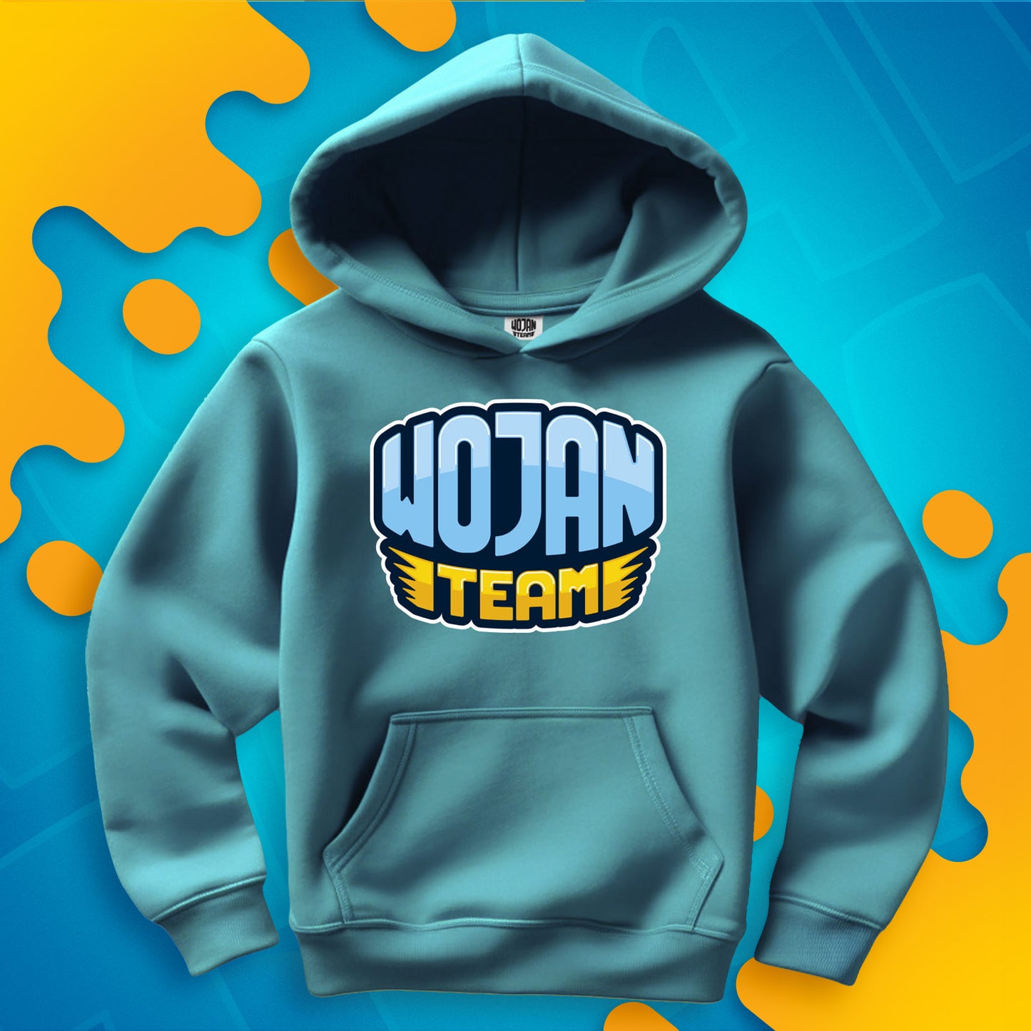 BLUZA WOJAN TEAM 2.0 - TURKUSOWA