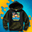BLUZA *FULL WZÓR* WOJAN TEAM SKINY - CZARNA