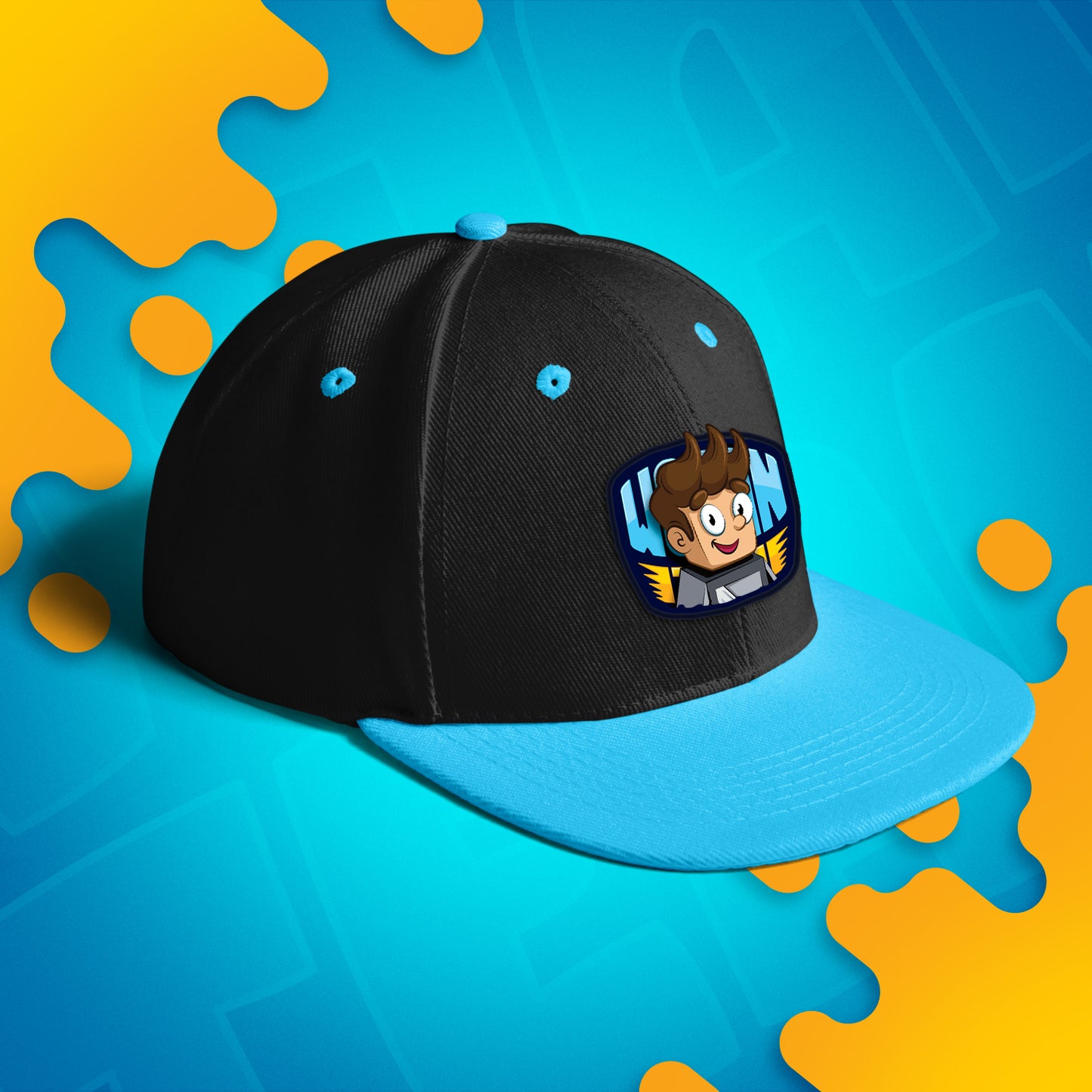 CZAPKA Z DASZKIEM SNAPBACK - WOJAN - NIEBIESKA