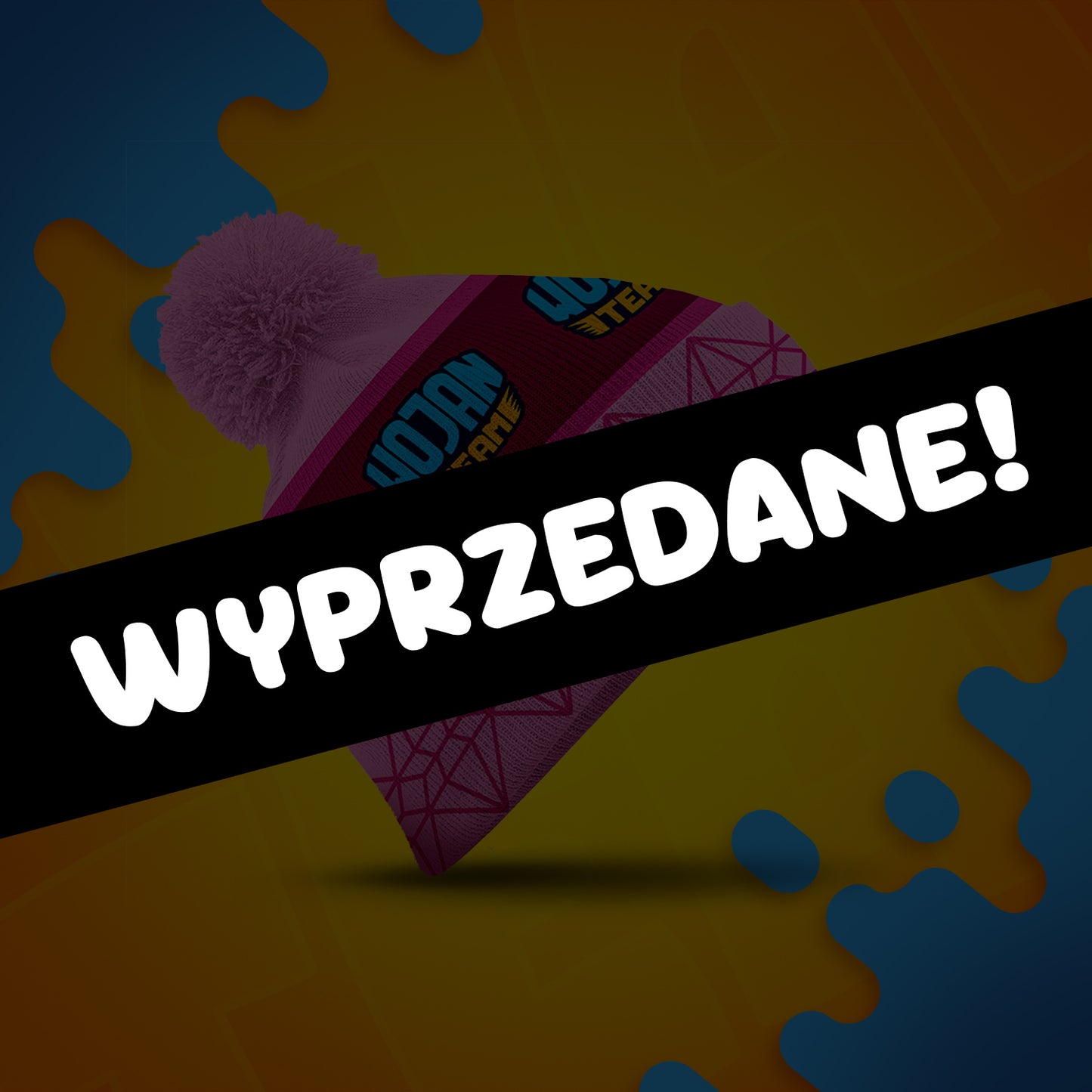 CZAPKA ZIMOWA *PREMIUM* WOJAN TEAM - RÓŻOWA