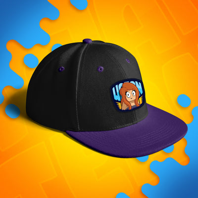 CZAPKA Z DASZKIEM SNAPBACK - KATI - FIOLETOWA