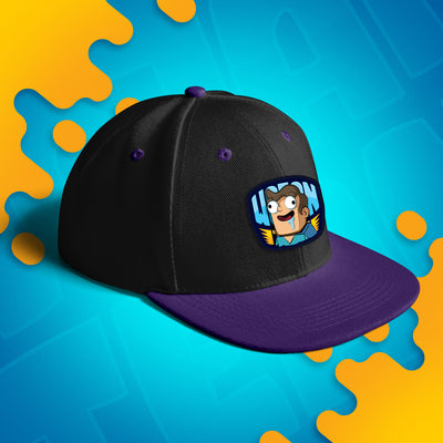 CZAPKA Z DASZKIEM SNAPBACK - NOOBEK - FIOLETOWA