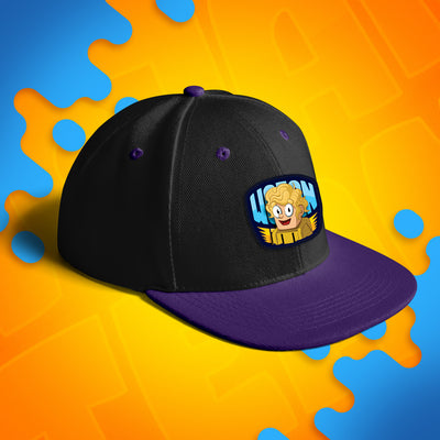 CZAPKA Z DASZKIEM SNAPBACK - PTYŚ - FIOLETOWA
