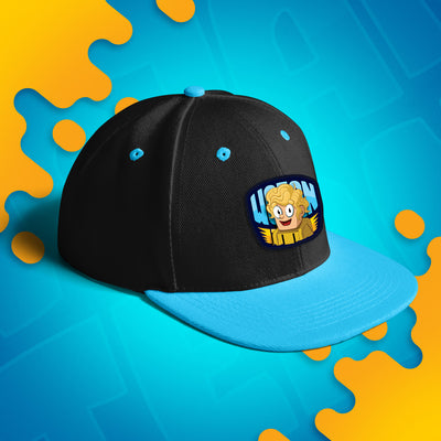CZAPKA Z DASZKIEM SNAPBACK - PTYŚ - NIEBIESKA