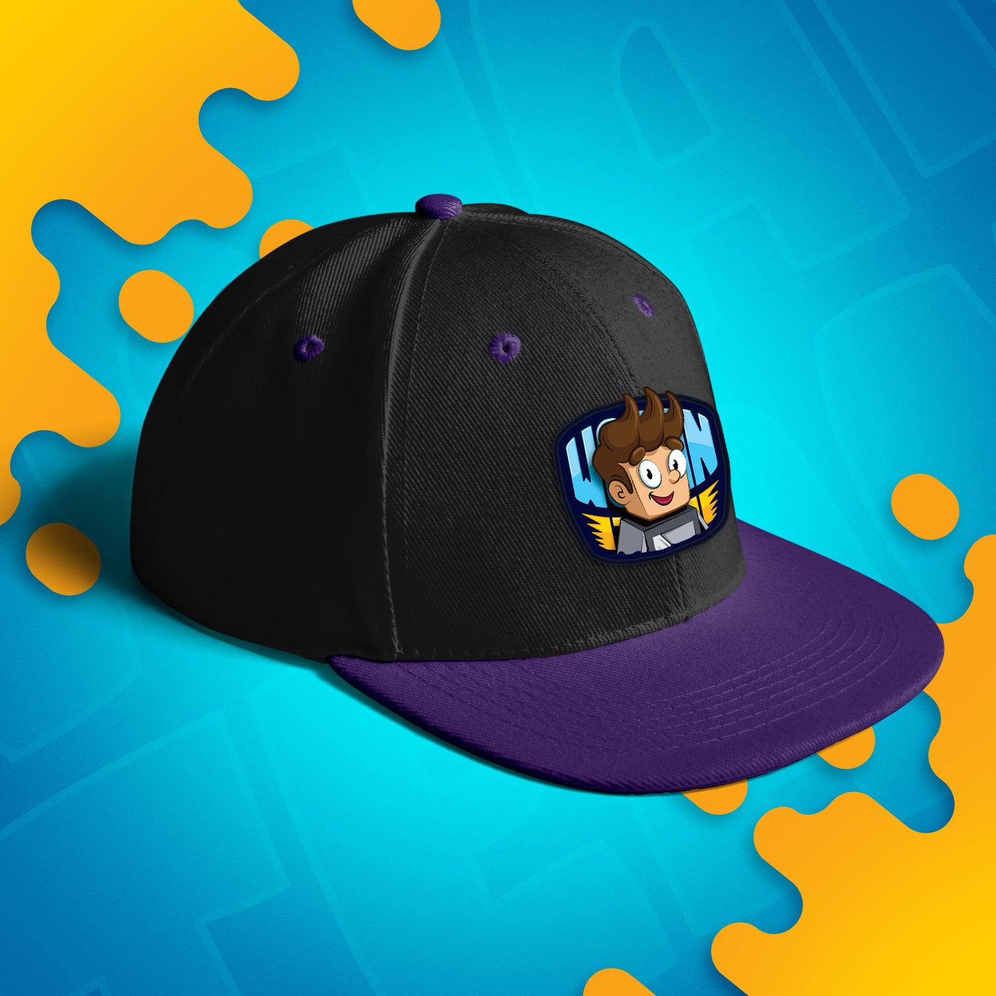 CZAPKA Z DASZKIEM SNAPBACK - WOJAN - FIOLETOWA