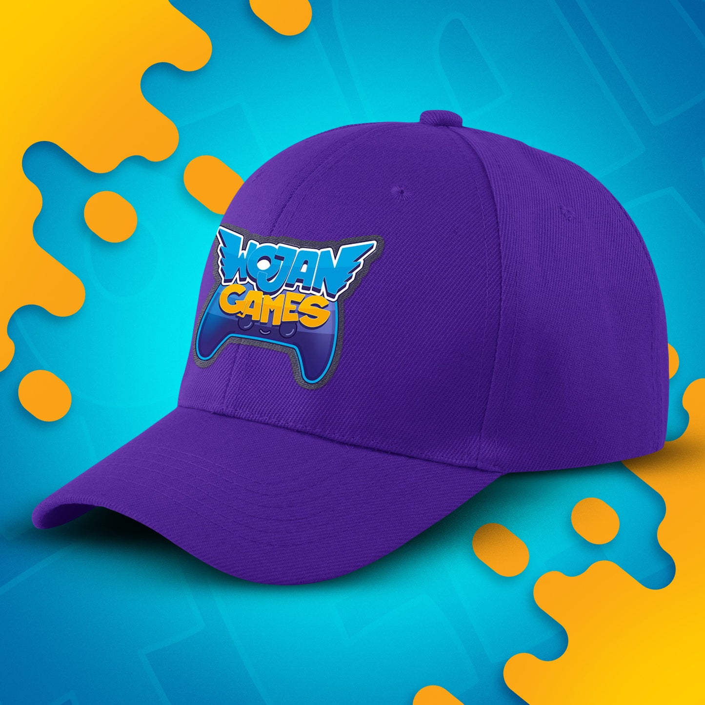 CZAPKA Z ZAGIĘTYM DASZKIEM - WOJAN GAMES - FIOLETOWA