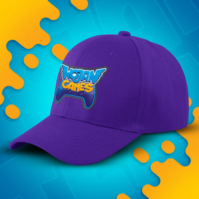 CZAPKA Z ZAGIĘTYM DASZKIEM - WOJAN GAMES - FIOLETOWA