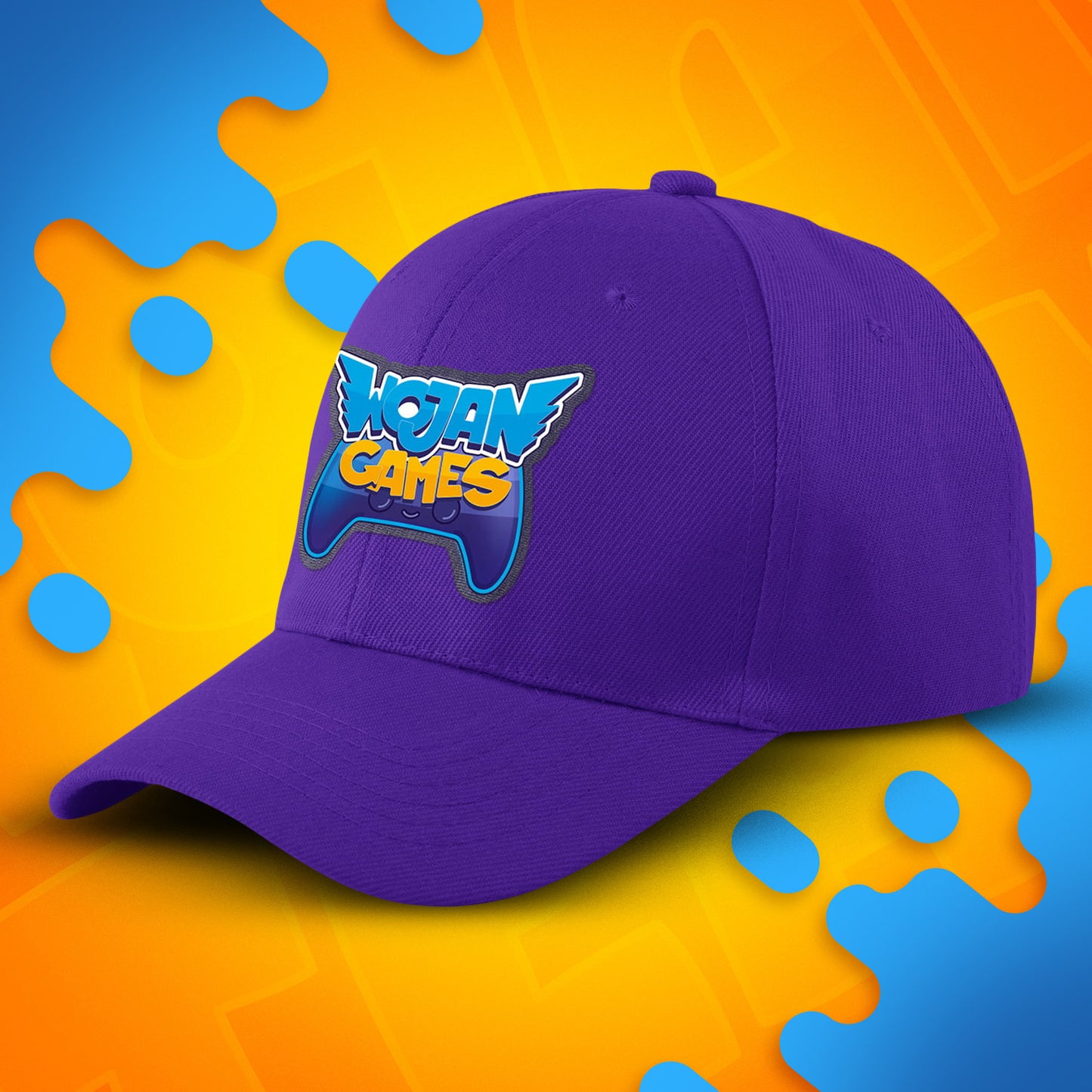 CZAPKA Z ZAGIĘTYM DASZKIEM - WOJAN GAMES - FIOLETOWA