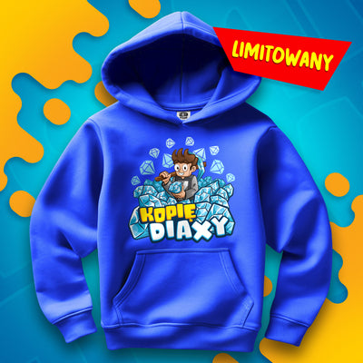 *LIMITOWANA* BLUZA "DIAXY" - NIEBIESKA