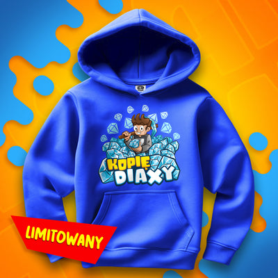 *LIMITOWANA* BLUZA "DIAXY" - NIEBIESKA