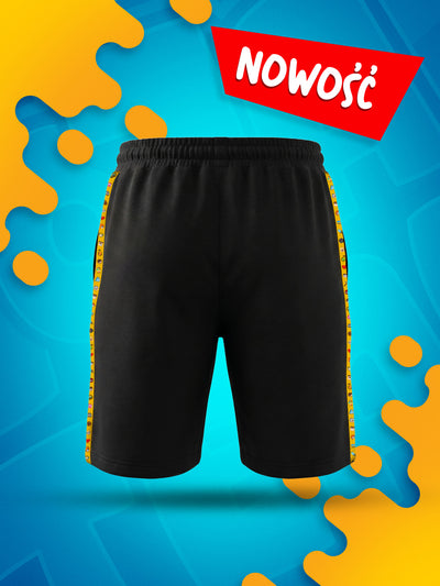 SPODENKI *PREMIUM* Z PASKAMI WOJAN TEAM – CZARNE