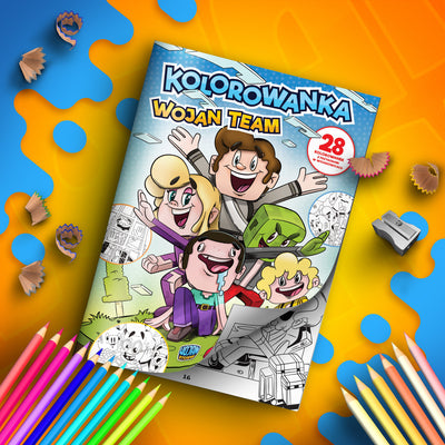 KOLOROWANKA WOJAN TEAM  - 28 STRON DO KOLOROWANIA!