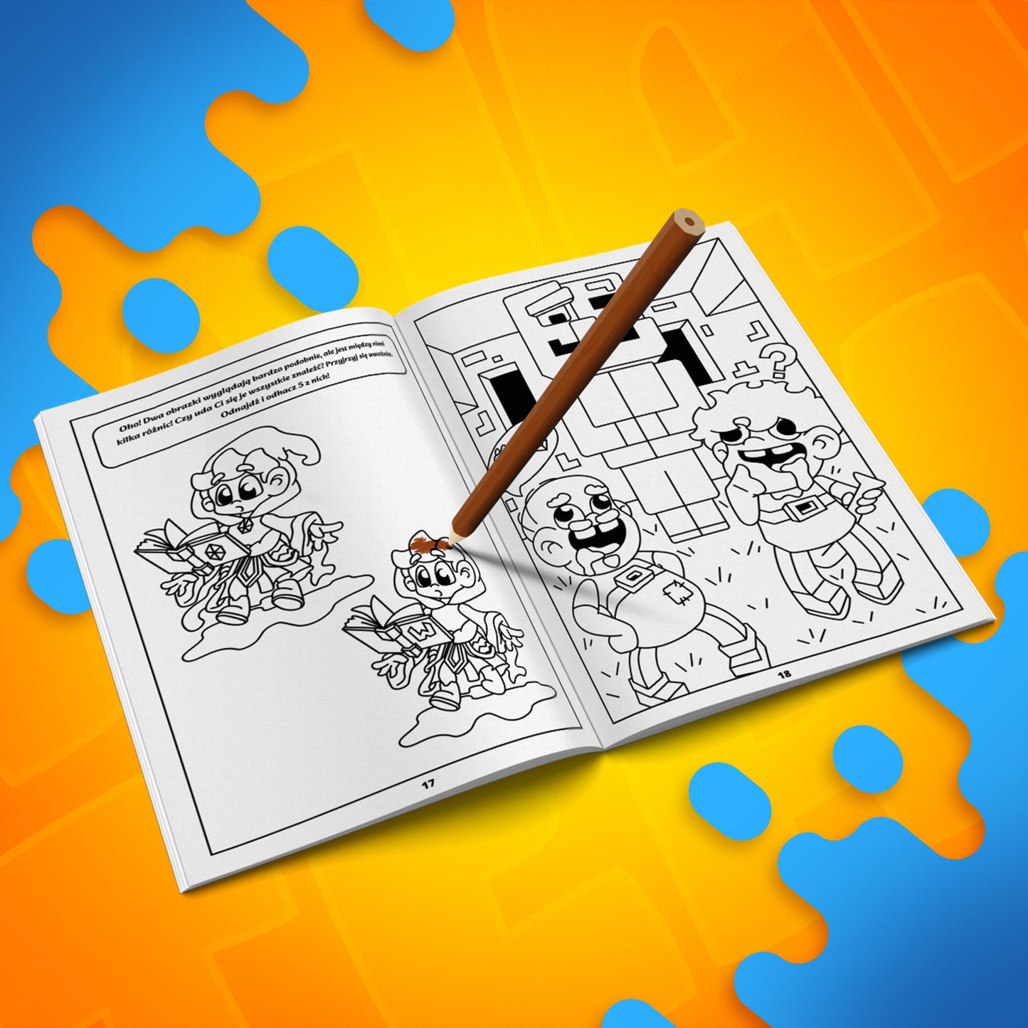 KOLOROWANKA Z ŁAMIGŁÓWKAMI WOJAN TEAM