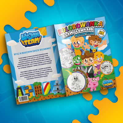 KOLOROWANKA Z ŁAMIGŁÓWKAMI WOJAN TEAM