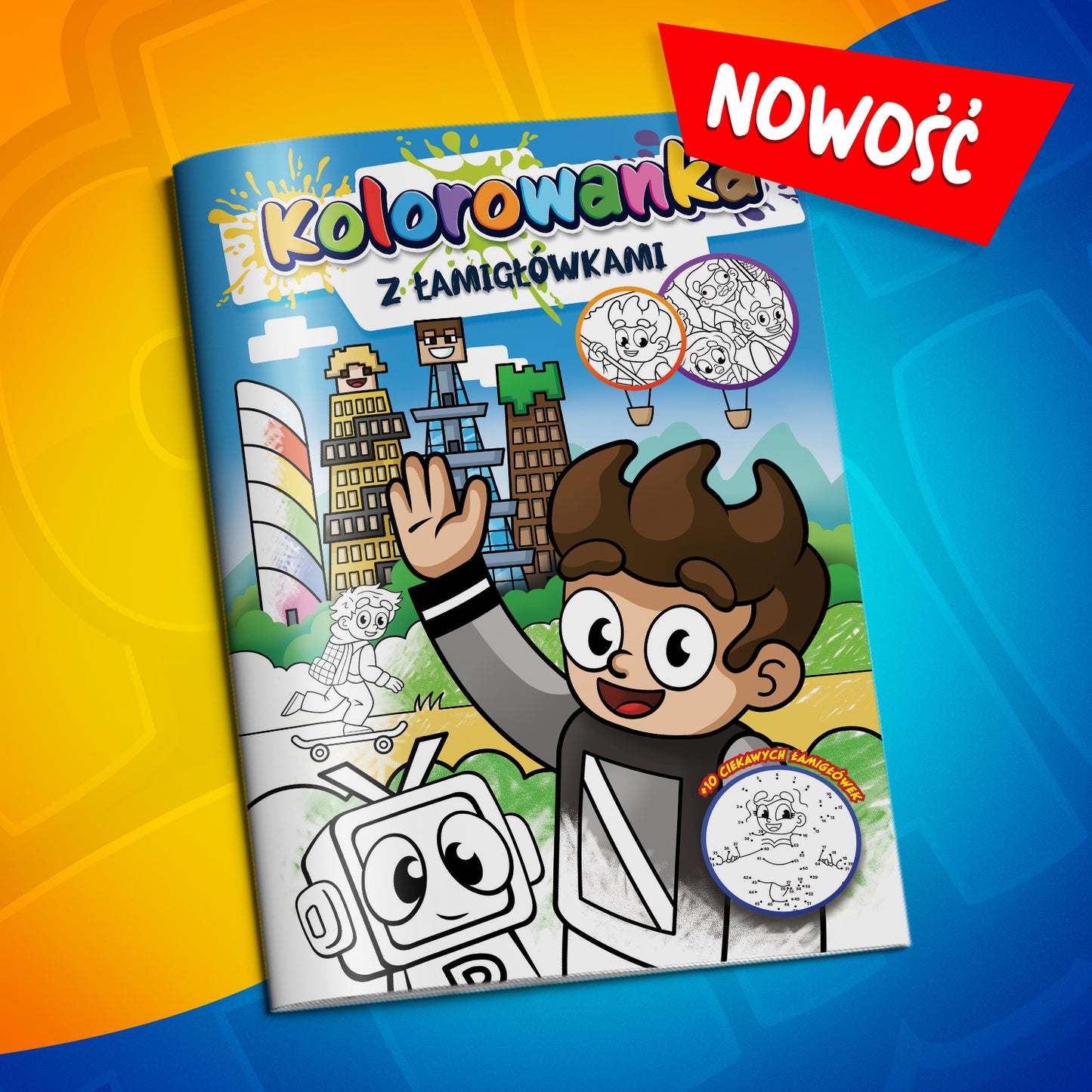 KOLOROWANKA Z ŁAMIGŁÓWKAMI - WOJANOWICE