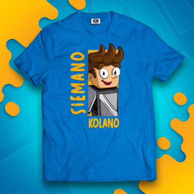 KOSZULKA SIEMANO KOLANO - NIEBIESKA