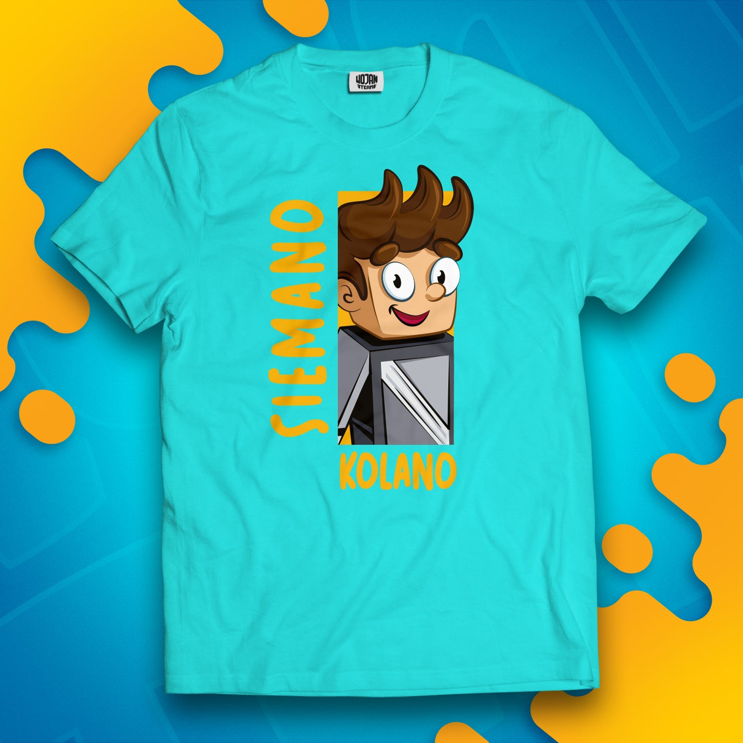 KOSZULKA SIEMANO KOLANO - TURKUSOWA