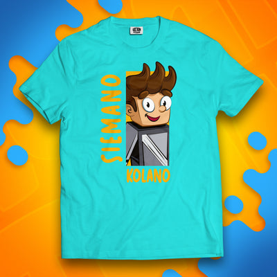 KOSZULKA SIEMANO KOLANO - TURKUSOWA