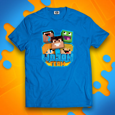 KOSZULKA SKINY WOJAN TEAM - NIEBIESKA