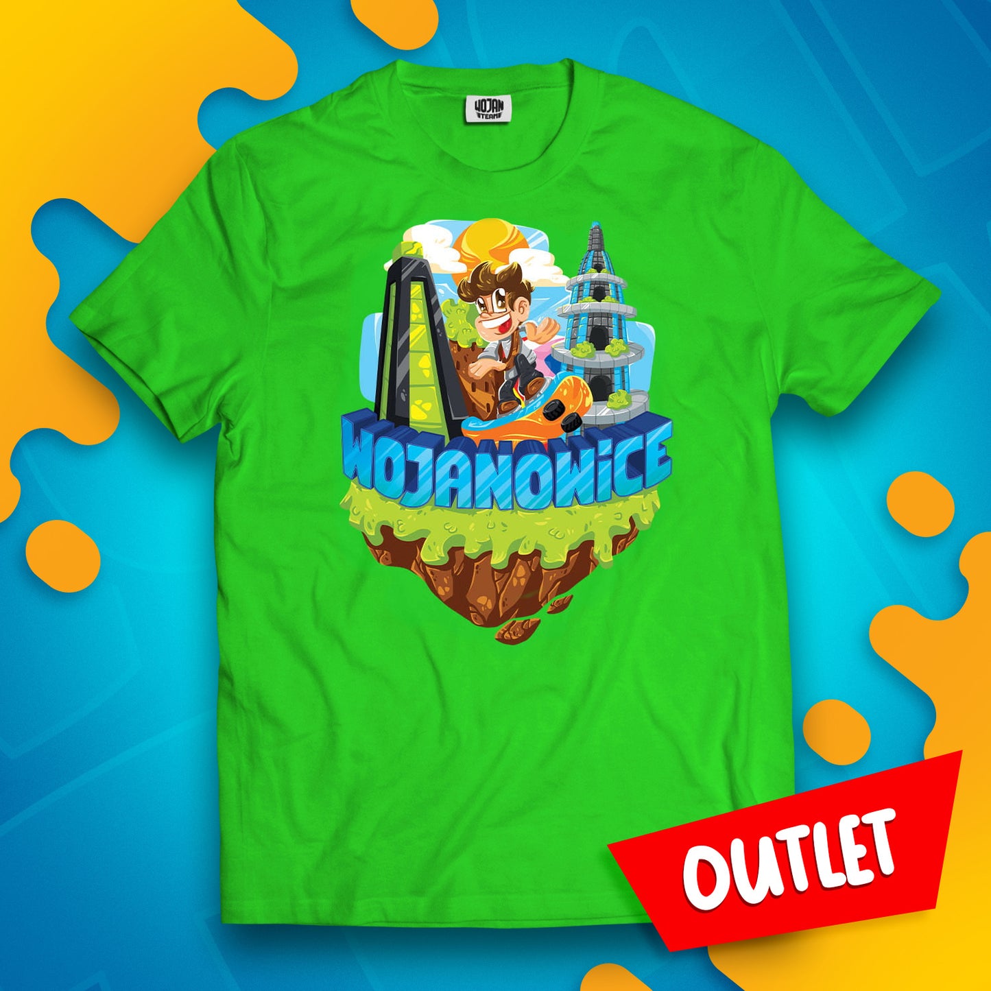 KOSZULKA WOJAN TEAM WOJANOWICE 2 - ZIELONA