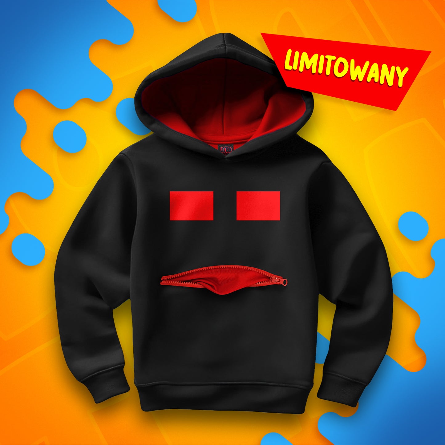 *LIMITOWANA* BLUZA "ON" - CZARNA