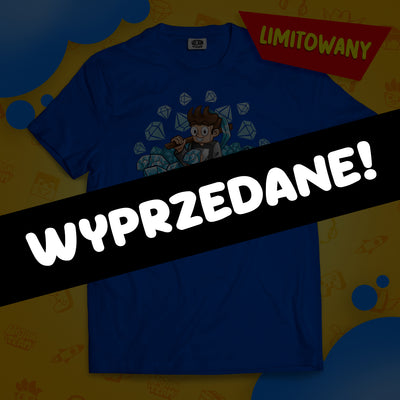 LIMITOWANA KOSZULKA "DIAXY" - KRÓLEWSKI NIEBIESKI