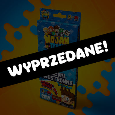 DWUSTRONNE KREDKI OŁÓWKOWE 12 SZTUK + TEMPERÓWKA 2025