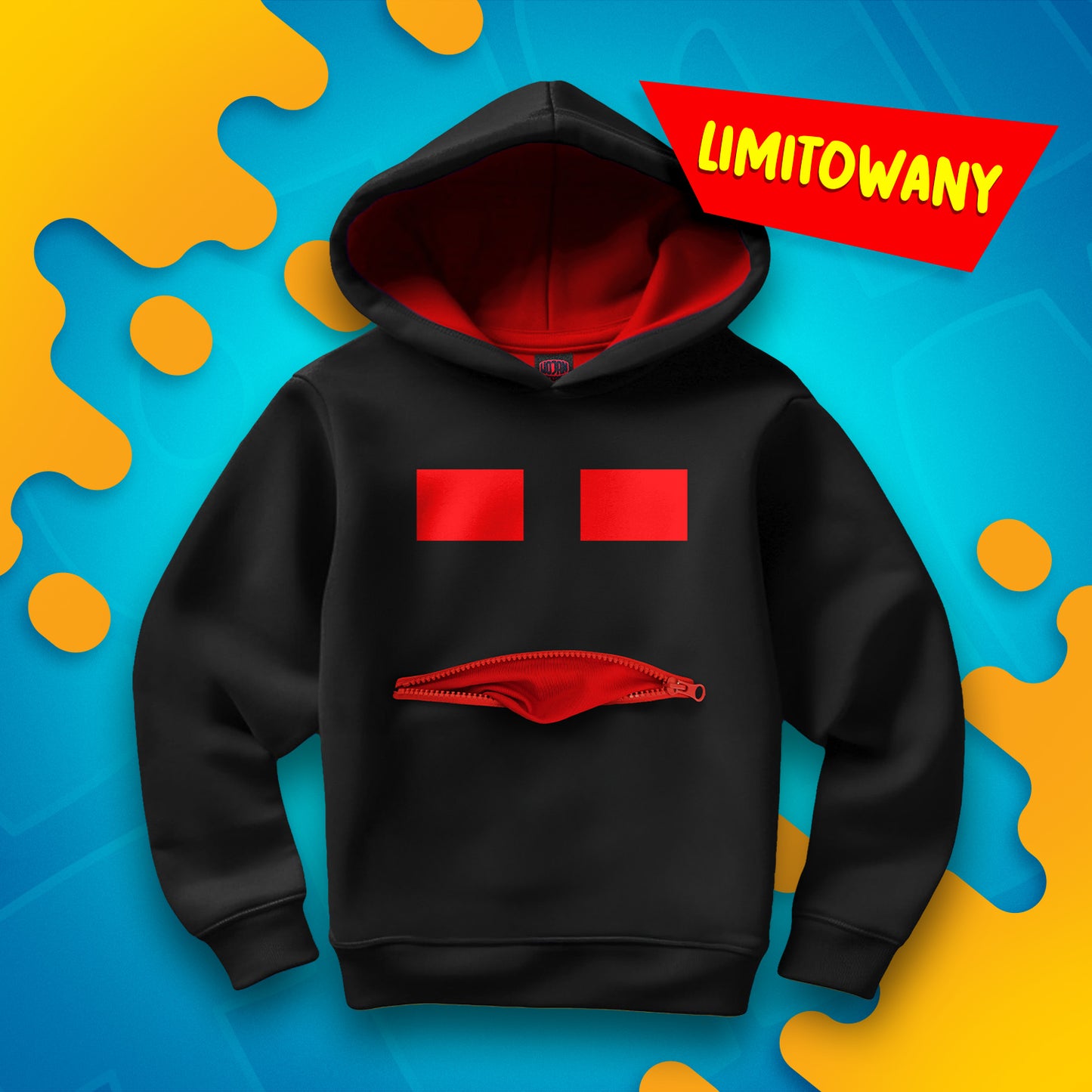 *LIMITOWANA* BLUZA "ON" - CZARNA