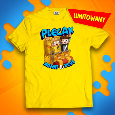 *LIMITOWANA* KOSZULKA "PLECAK" - ŻÓŁTA