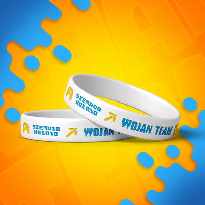 MAGICZNA OPASKA *ŚWIECĄCA* WOJAN TEAM - BIAŁA