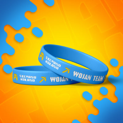 MAGICZNA OPASKA *ŚWIECĄCA* WOJAN TEAM - NIEBIESKA