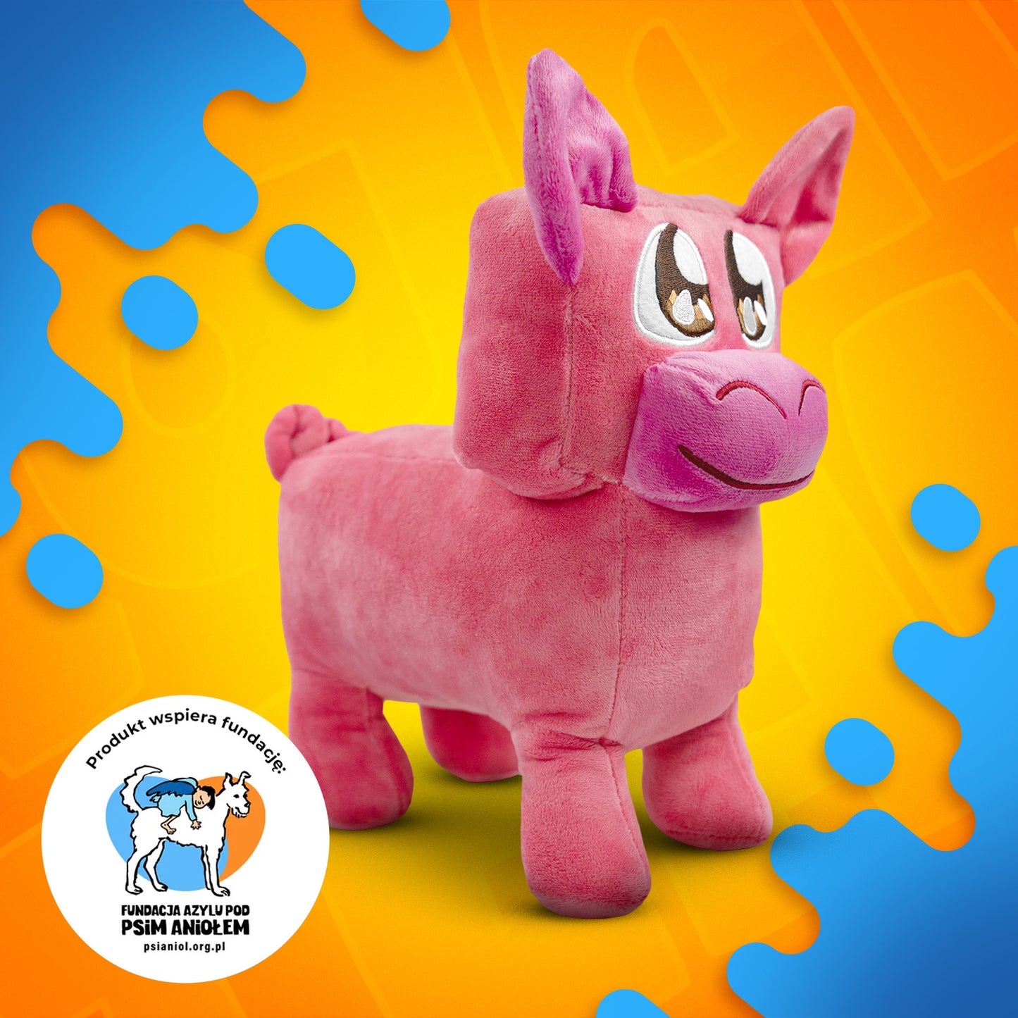 MASKOTKA *PREMIUM* ŚWINKA HALINKA - 28 CM