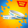 *MAXI* MAGICZNA OPASKA *ŚWIECĄCA* WOJAN TEAM - BIAŁA