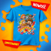 *LIMITOWANA* KOSZULKA „WOJANKOWE LODY” – NIEBIESKA