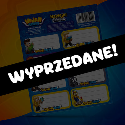 NAKLEJKI SZKOLNE - WOJAN TEAM 2026