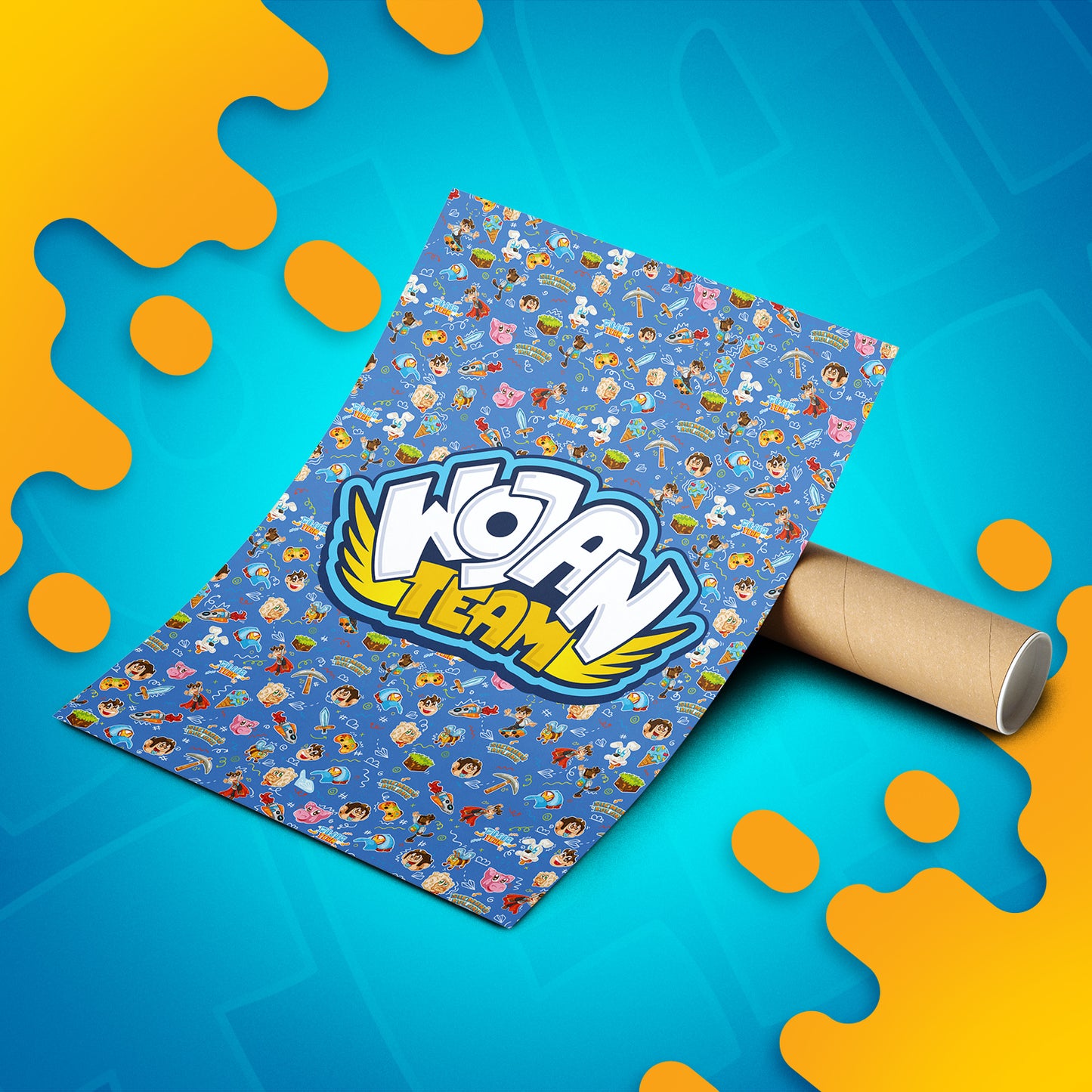 PLAKAT WOJAN TEAM GRAFFITI