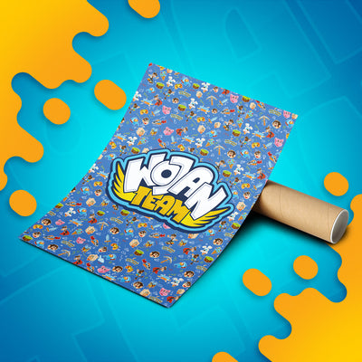 PLAKAT WOJAN TEAM GRAFFITI