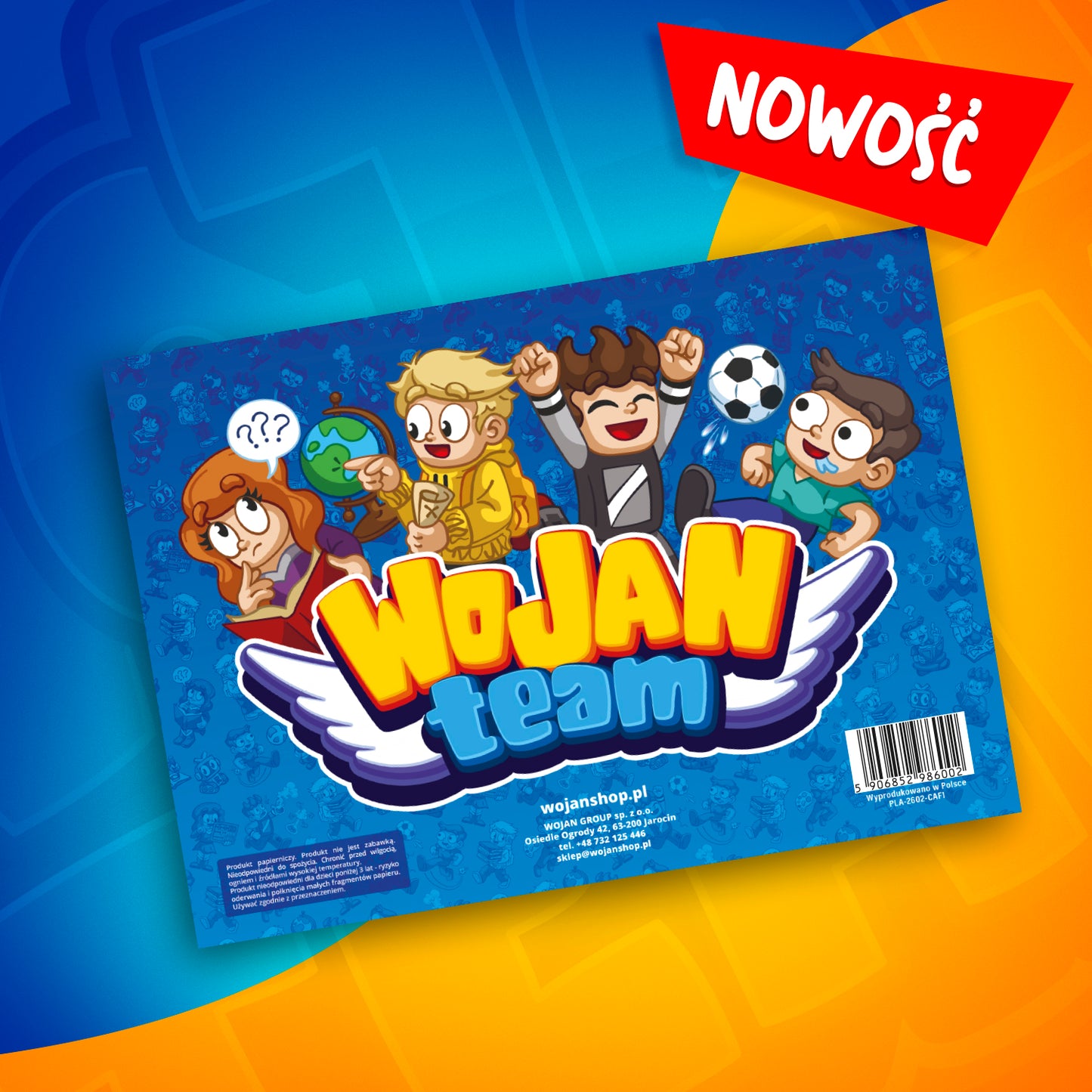 PLAN LEKCJI *DWUSTRONNY* - WOJAN TEAM 2026 - NIEBIESKI