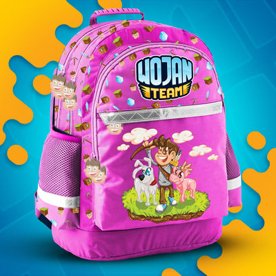PLECAK *PREMIUM* WOJAN TEAM - RÓŻOWY