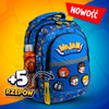 Niebieski plecak szkolny Premium Wojan Team 2026 z pięcioma rzepami.