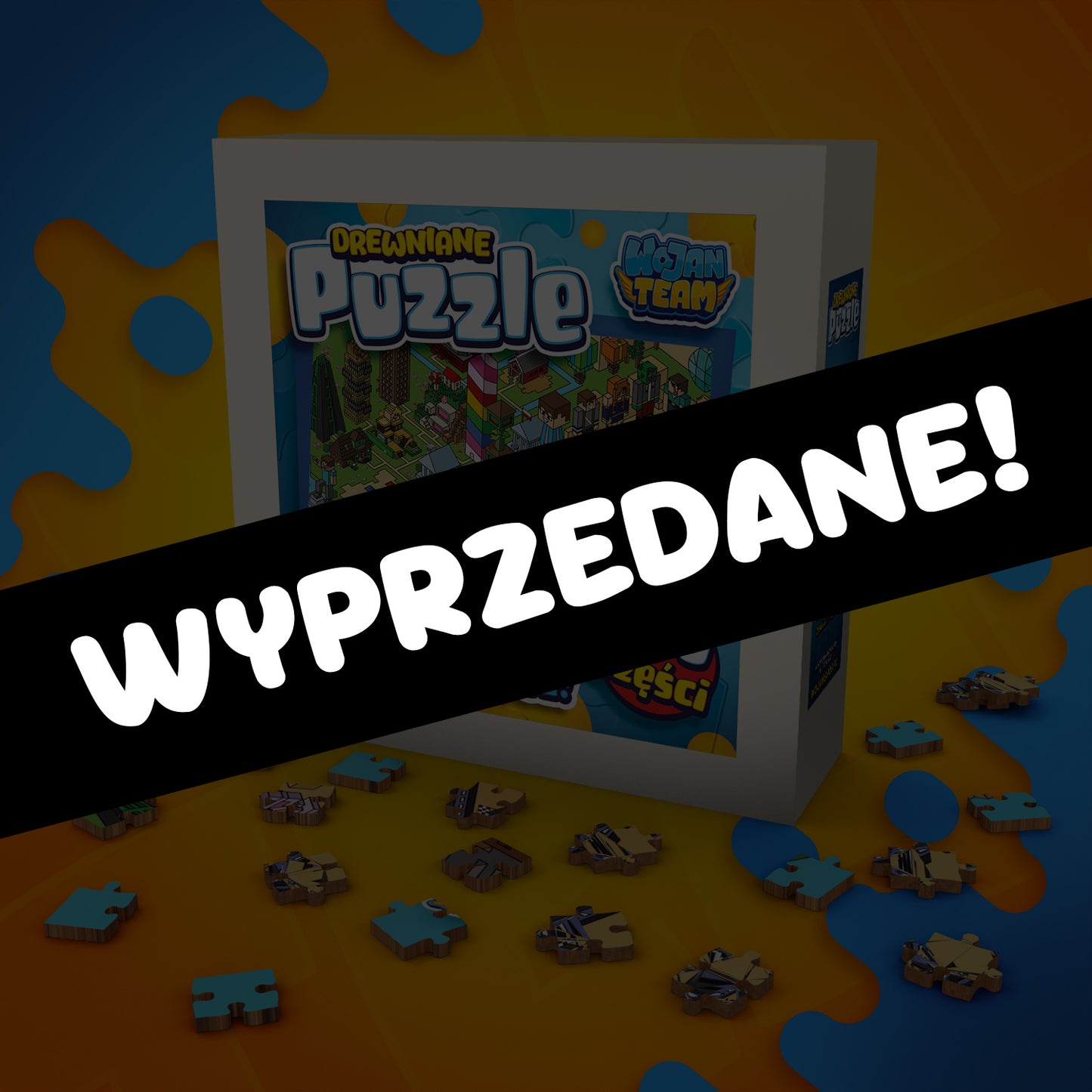 PUZZLE DREWNIANE *WOJANOWICE* - 200 ELEMENTÓW